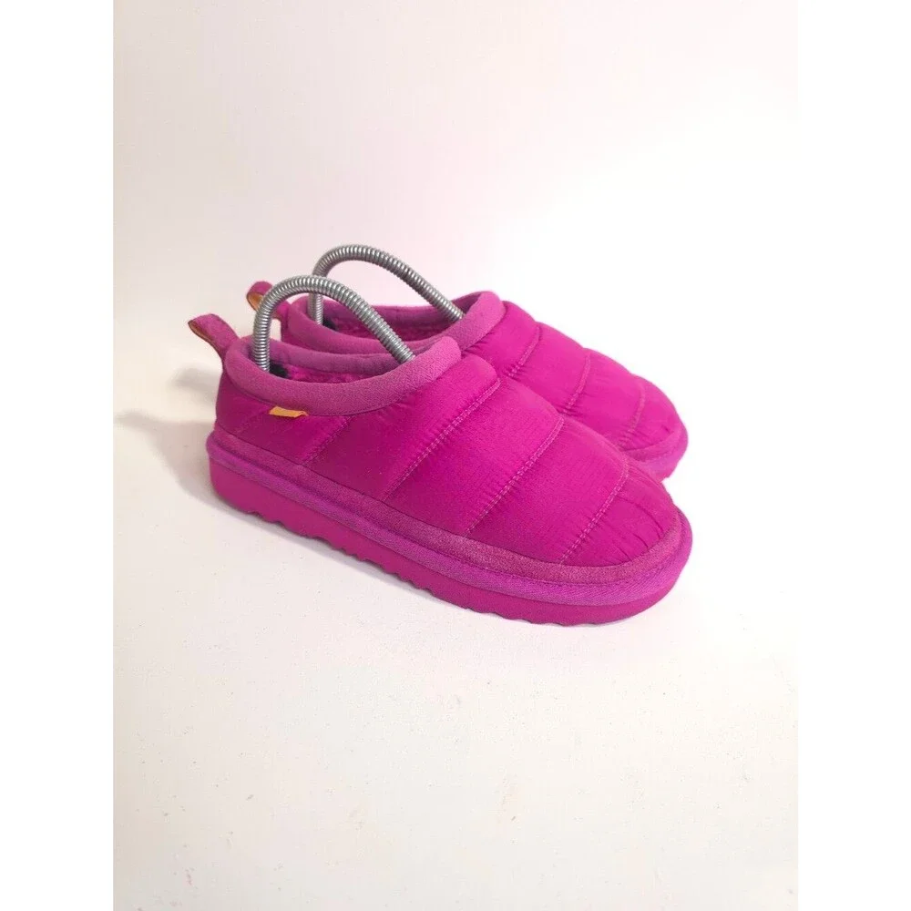 UGG Tasman LTA Puffer Slippers Rock Rose Taffy Pink Womens Size 4 Authentic